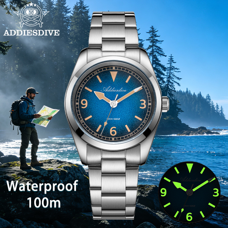 Luxury Watch It - ADDIESDIVE Elegant Ladies Watches Sapphire Glass