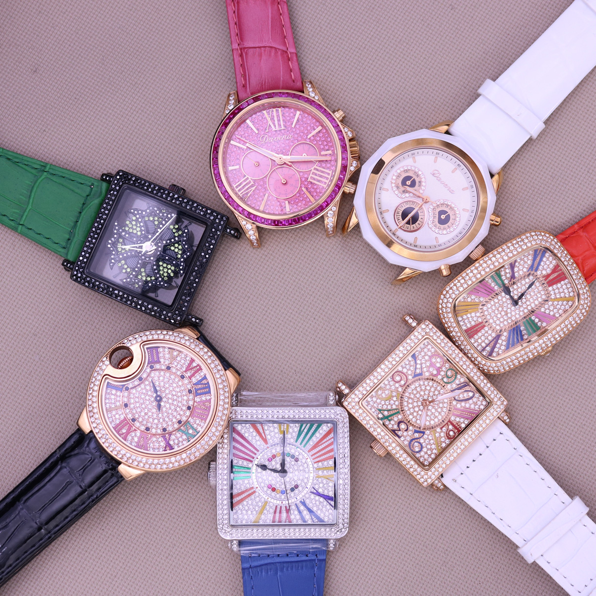 Luxury Watch Discount - SALE!!! Discount Davena Full Crystal Rhinestones