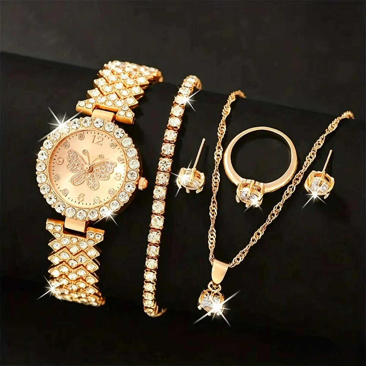6PCS/Set Luxury Rhinestone But - Luxury Watch Kit recension och pris