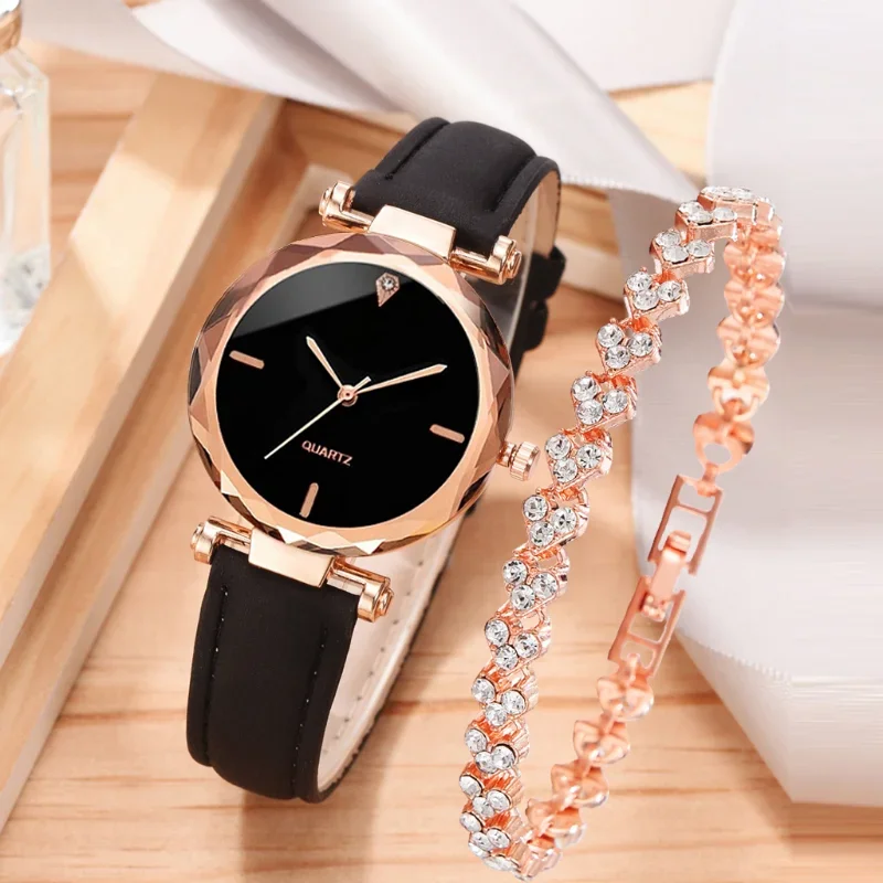 2pcs Luxury Fashion Women Watc - Luxury Watch For Girls recension och pris