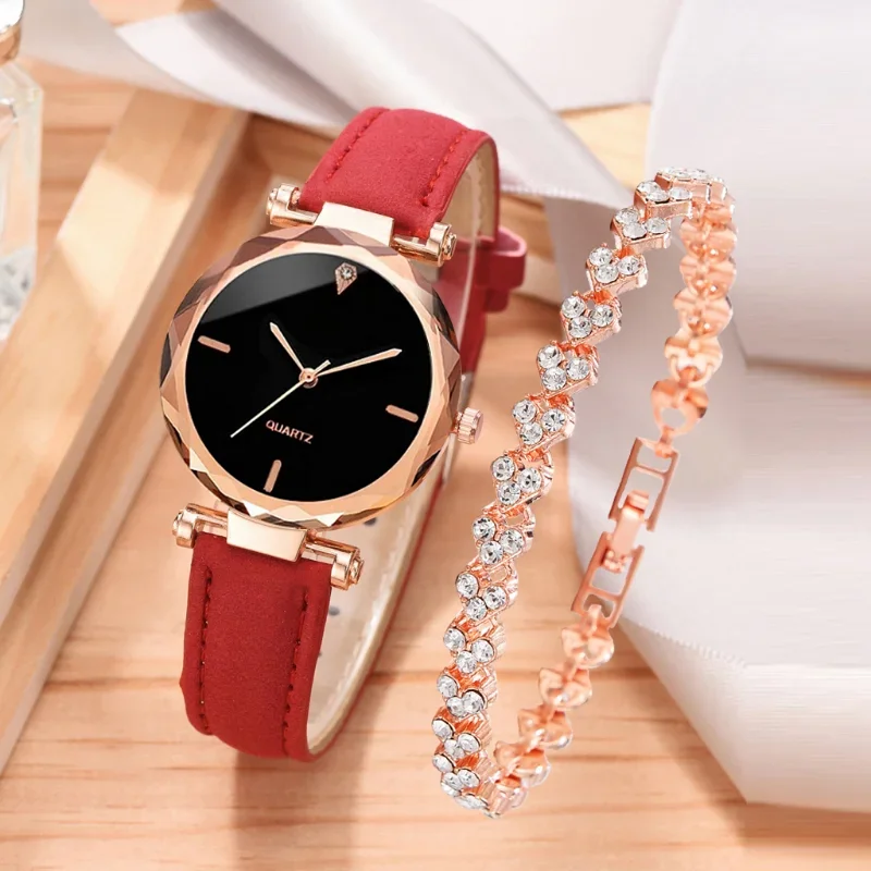 2pcs Luxury Fashion Women Watc - Luxury Watch For Girls recension och pris