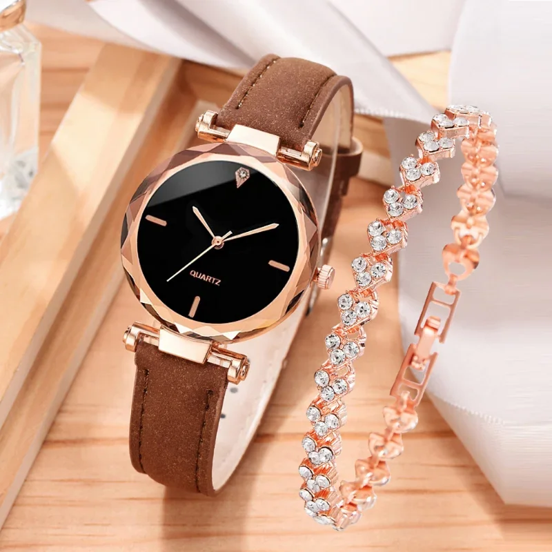 2pcs Luxury Fashion Women Watc - Luxury Watch For Girls recension och pris