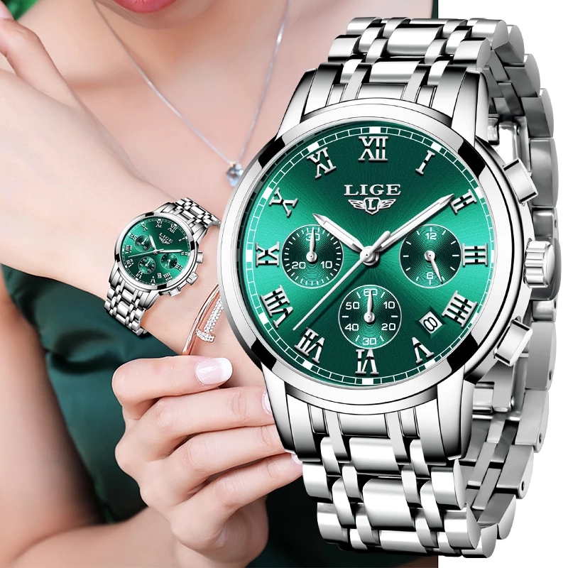 LIGE 2024 New Fashion Women Wa - Luxury Watch For Girls recension och pris