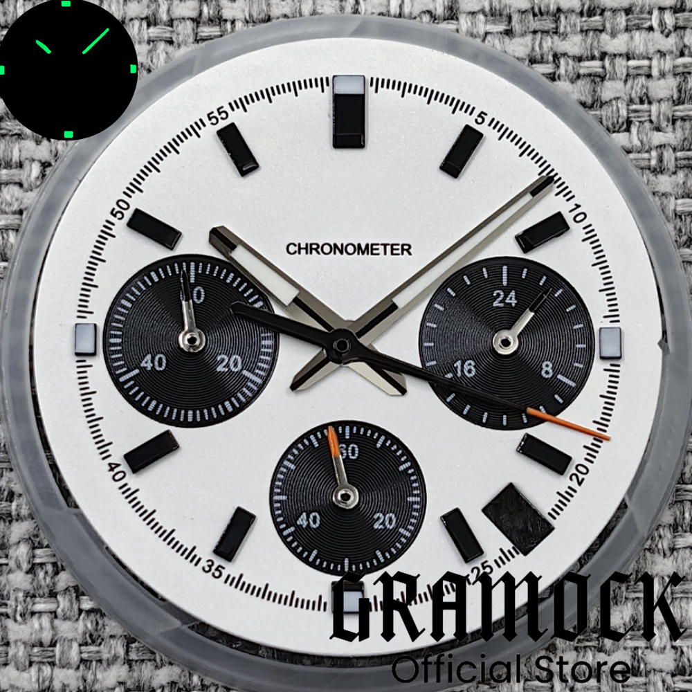 Gramock 30mm Ice Blue/Burgundy - Luxury Watch With Green Dial recension och pris