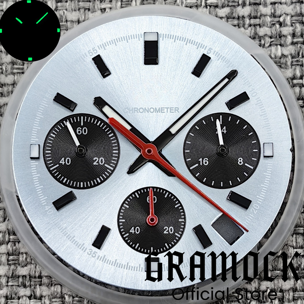 Gramock 30mm Ice Blue/Burgundy - Luxury Watch With Green Dial recension och pris