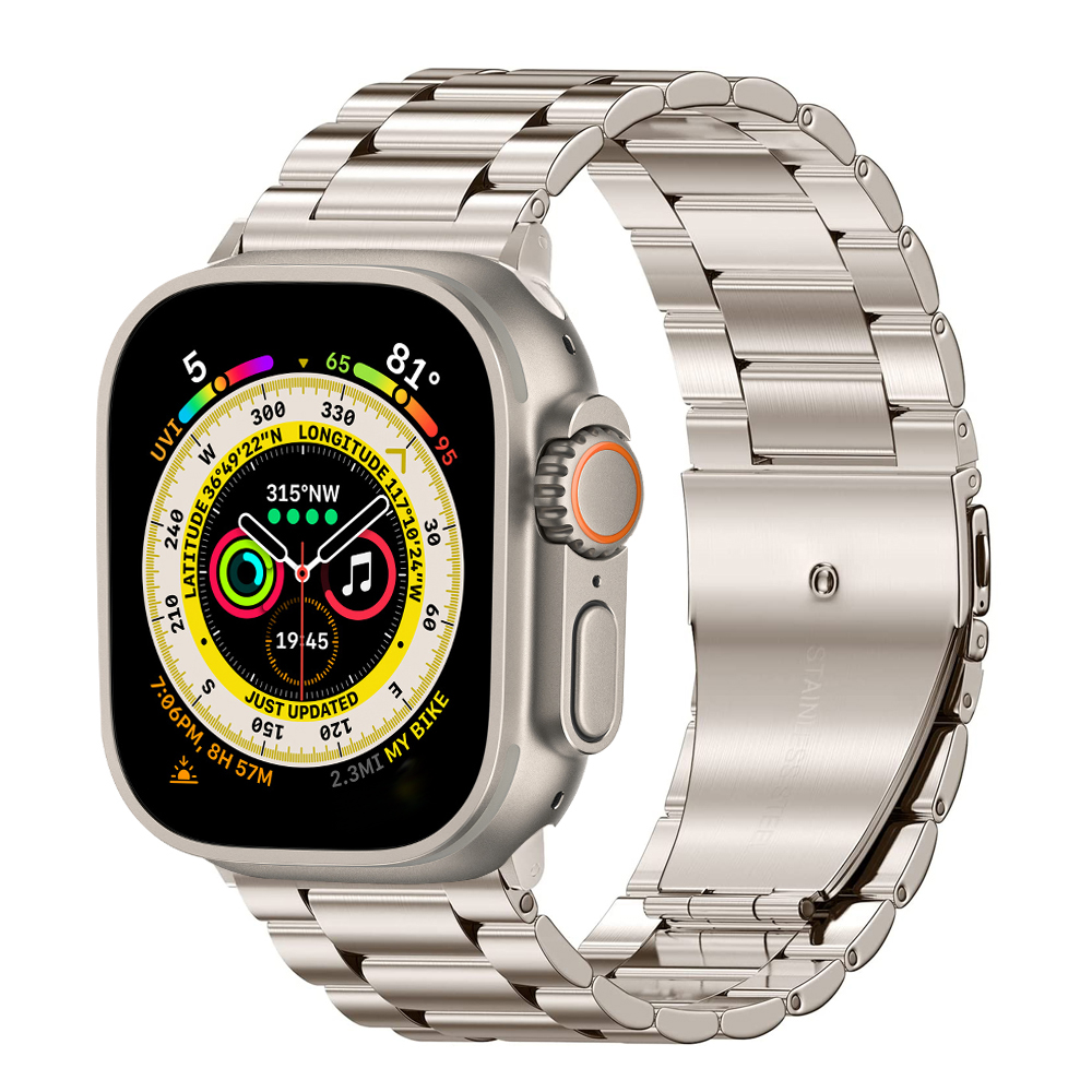 Stainless Steel Strap For Appl - Luxury Watch Apple Bands recension och pris