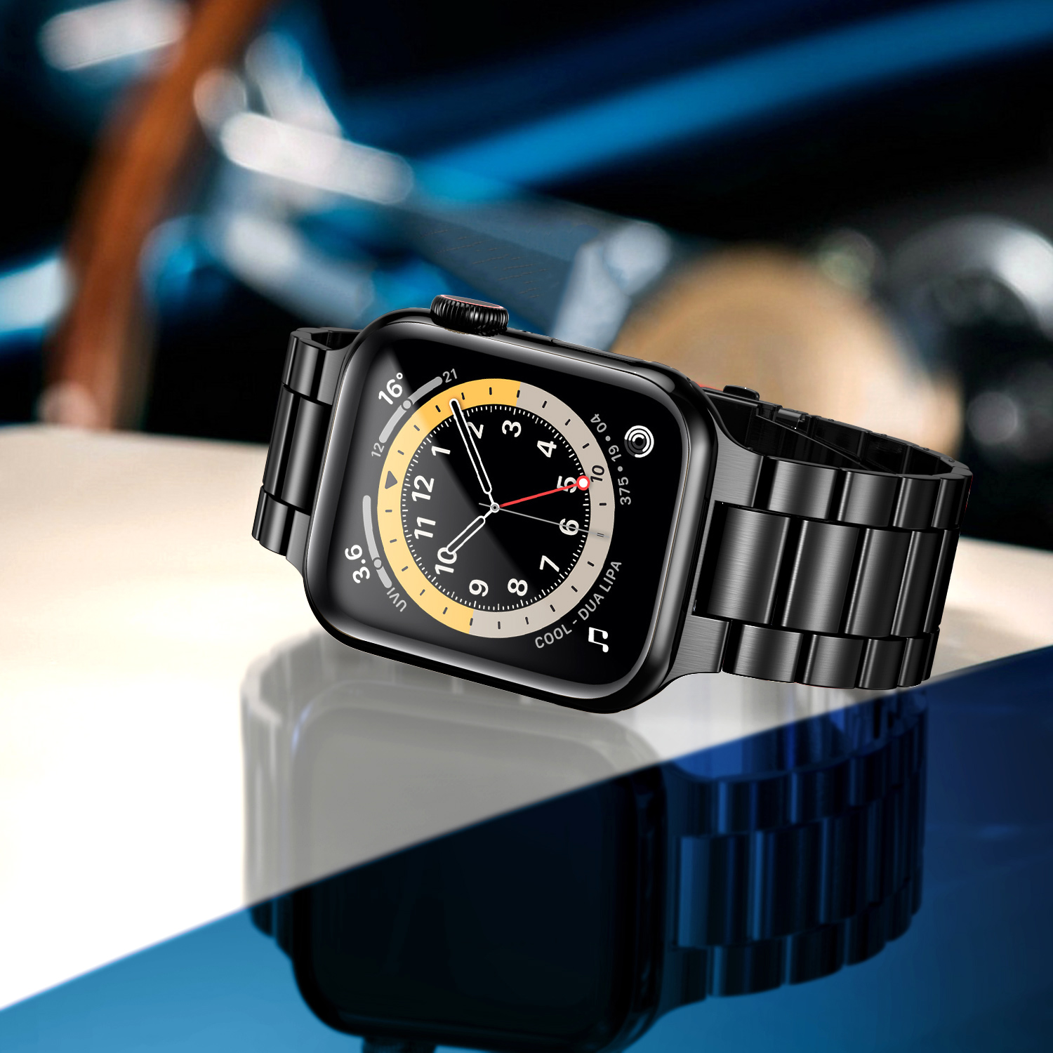 Stainless Steel Strap For Appl - Luxury Watch Apple Bands recension och pris