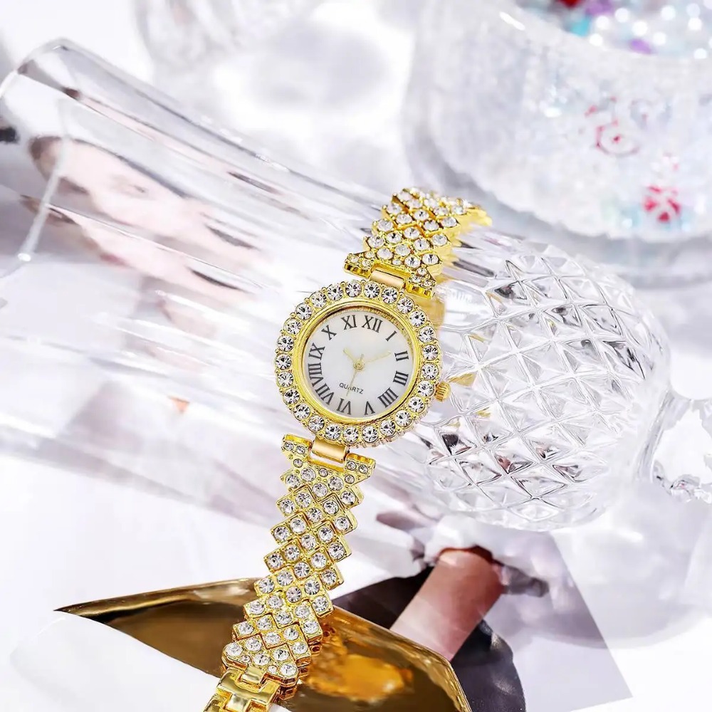 6PCS/Set Luxury Rhinestone Wom - Luxury Watch Kit recension och pris