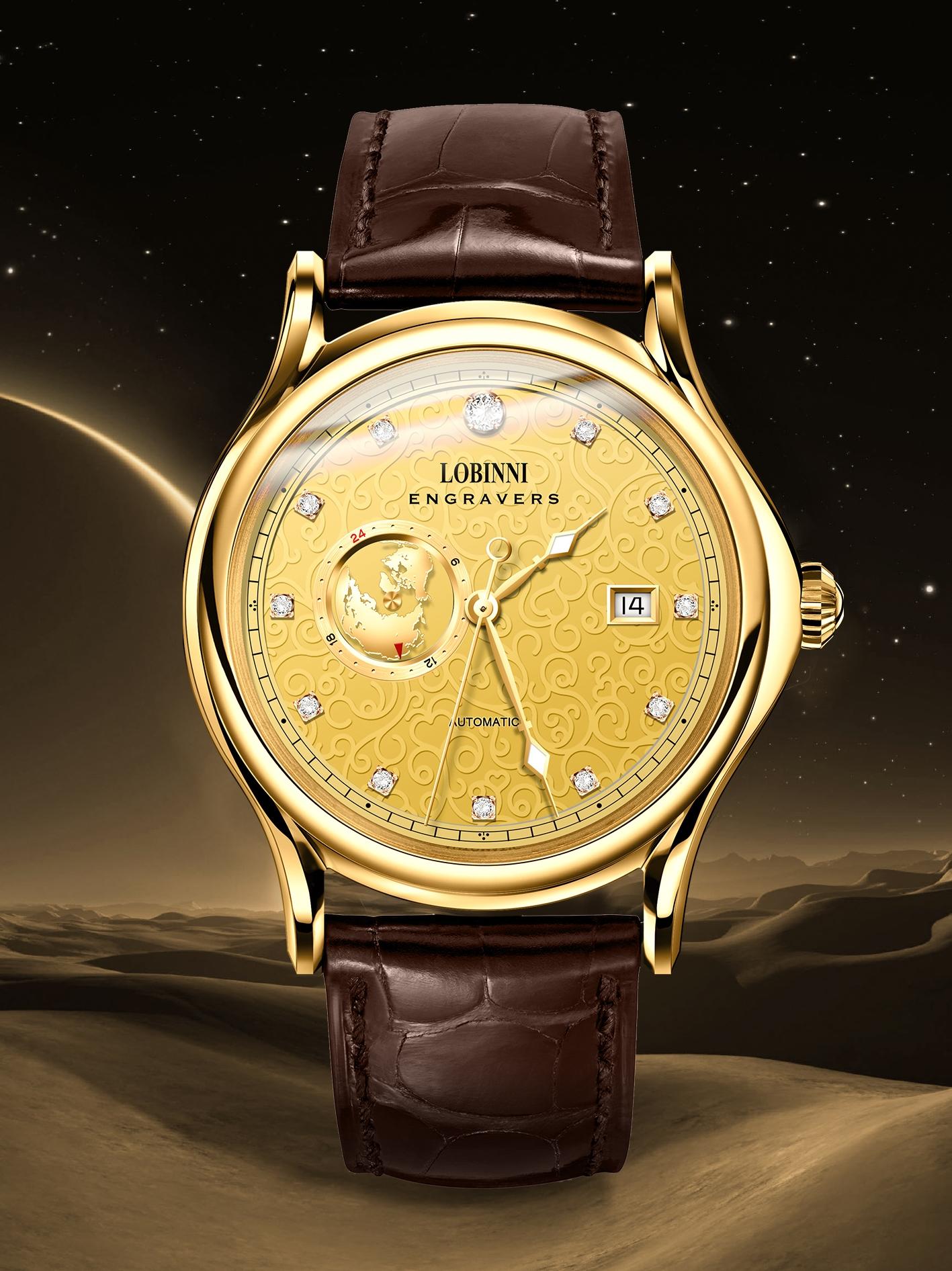 LOBINNI MIYOTA Automatic Men's - Luxury Watch German recension och pris