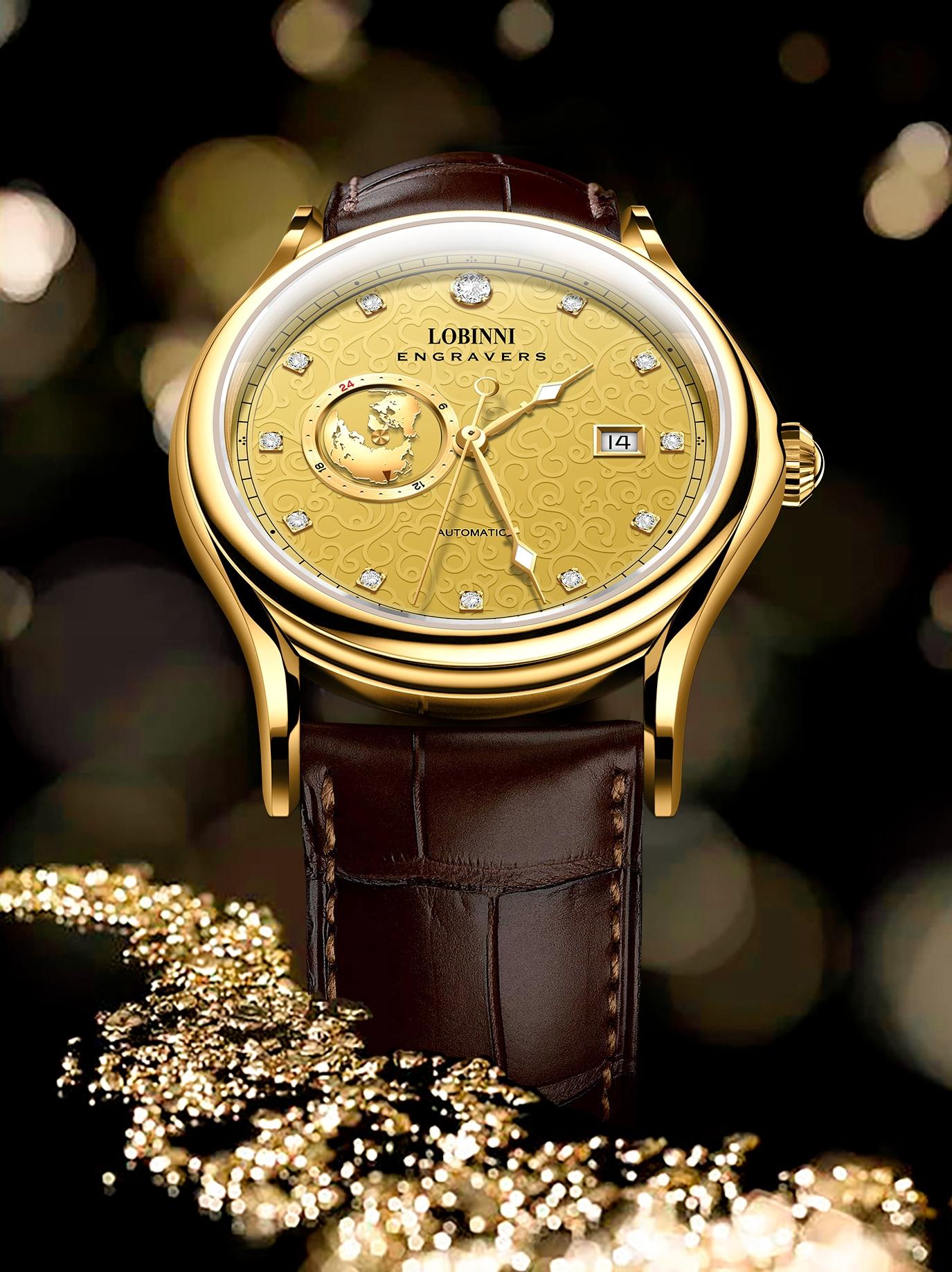 LOBINNI MIYOTA Automatic Men's - Luxury Watch German recension och pris