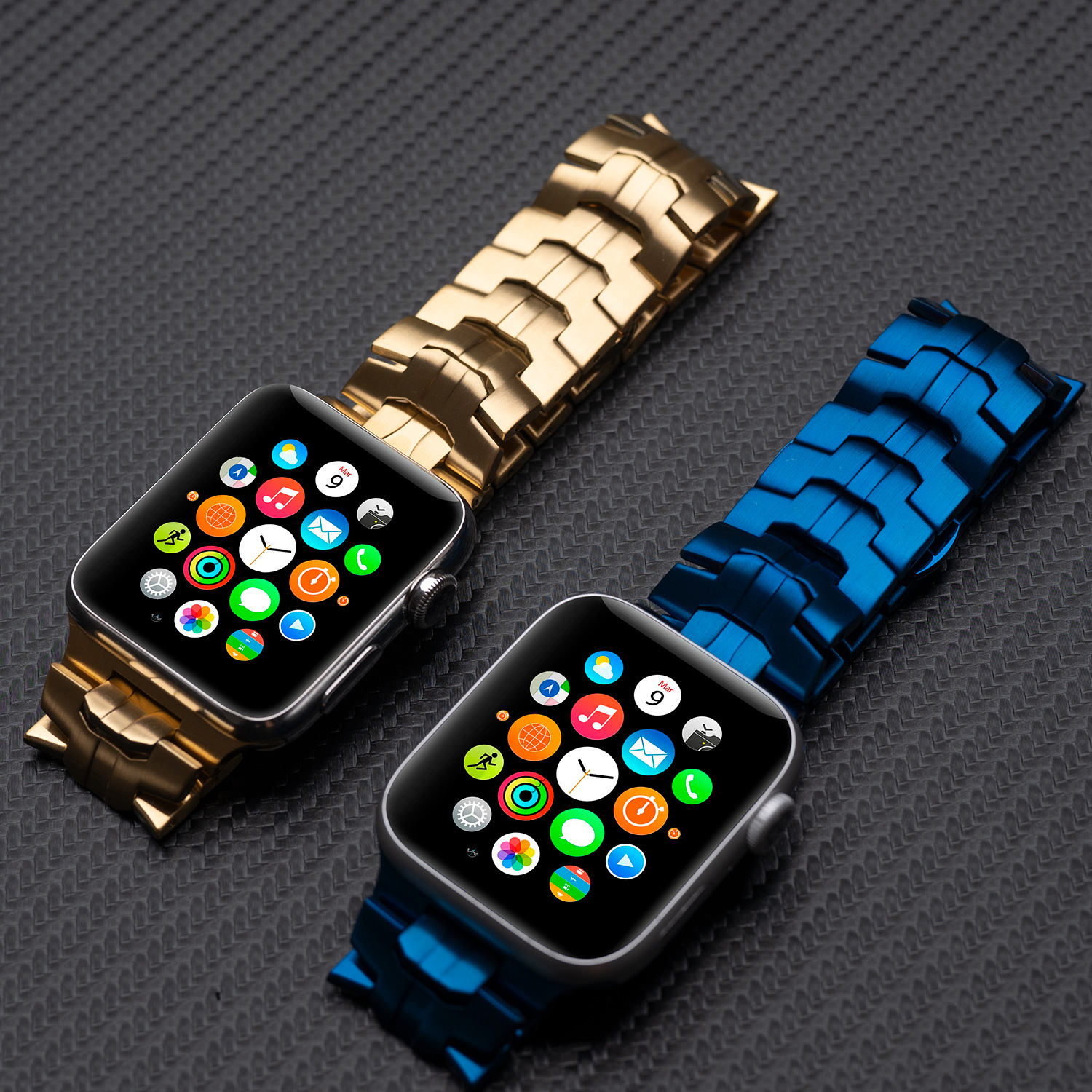 Luxury Strap+Case For Apple Wa - Luxury Watch Apple Bands recension och pris