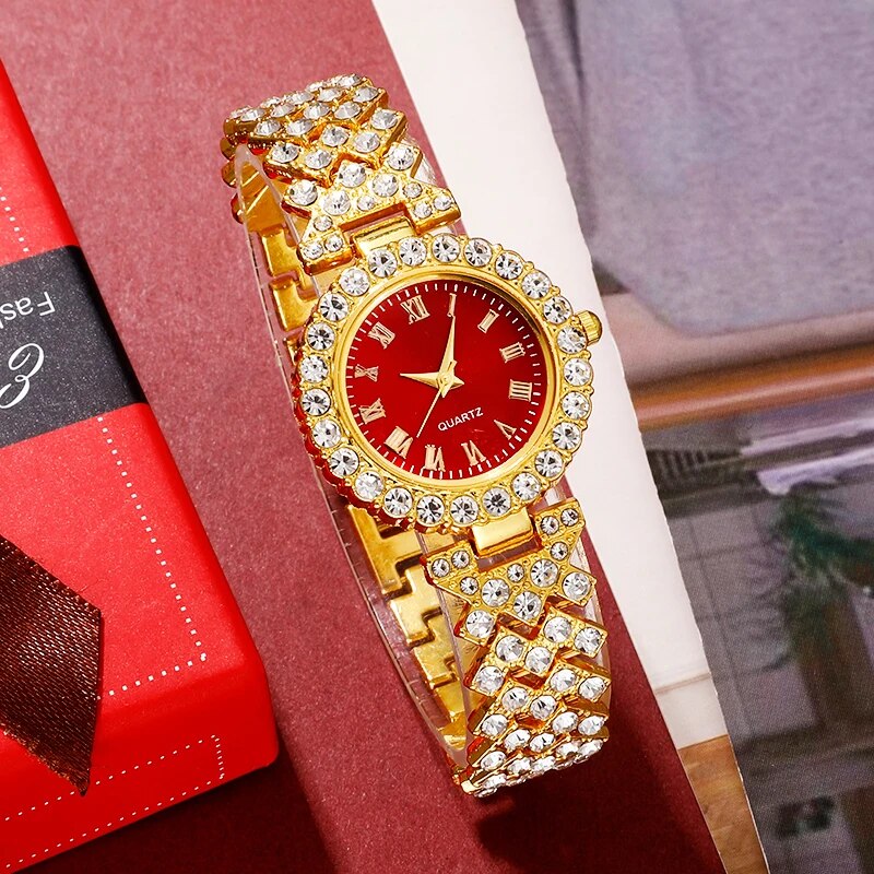Golden Luxury Watch Women Ring - Luxury Watch Kit recension och pris
