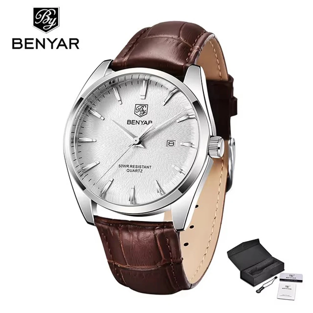 BENYAR Men 2026 Quartz Watch T - Luxury Watch German recension och pris