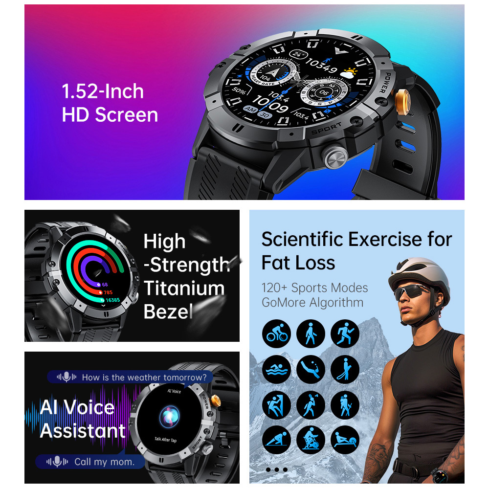 Outdoor Military Smart Watch B - Luxury Watch German recension och pris