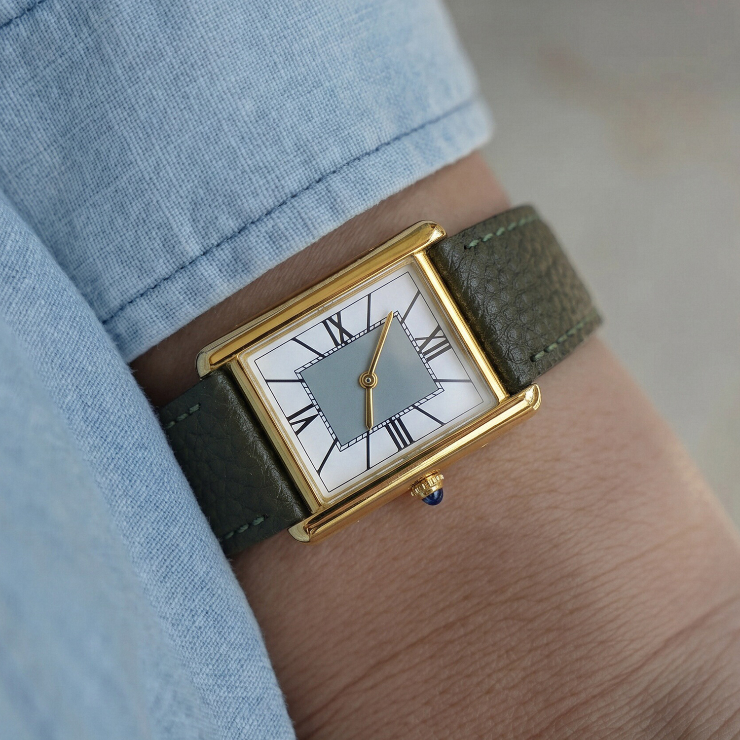 CILOA Luxury Minimalist Square - Luxury Watch With Green Dial recension och pris