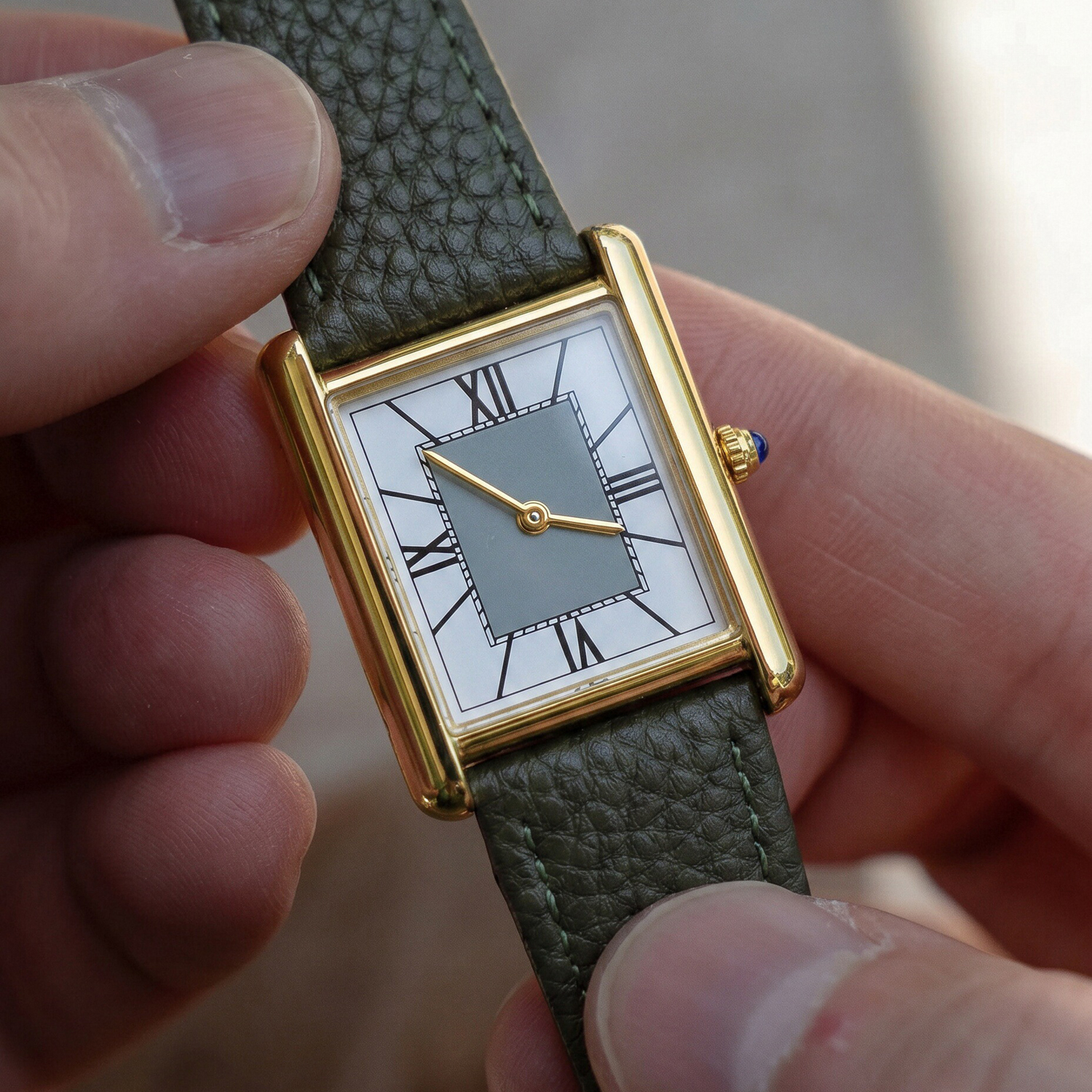 CILOA Luxury Minimalist Square - Luxury Watch With Green Dial recension och pris