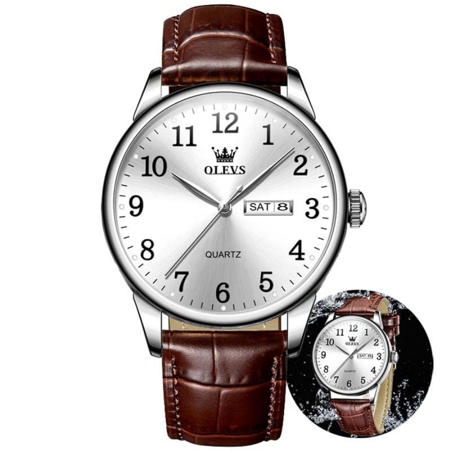 OLEVS Men Watches Dress Waterp - Luxury Watch Nice recension och pris