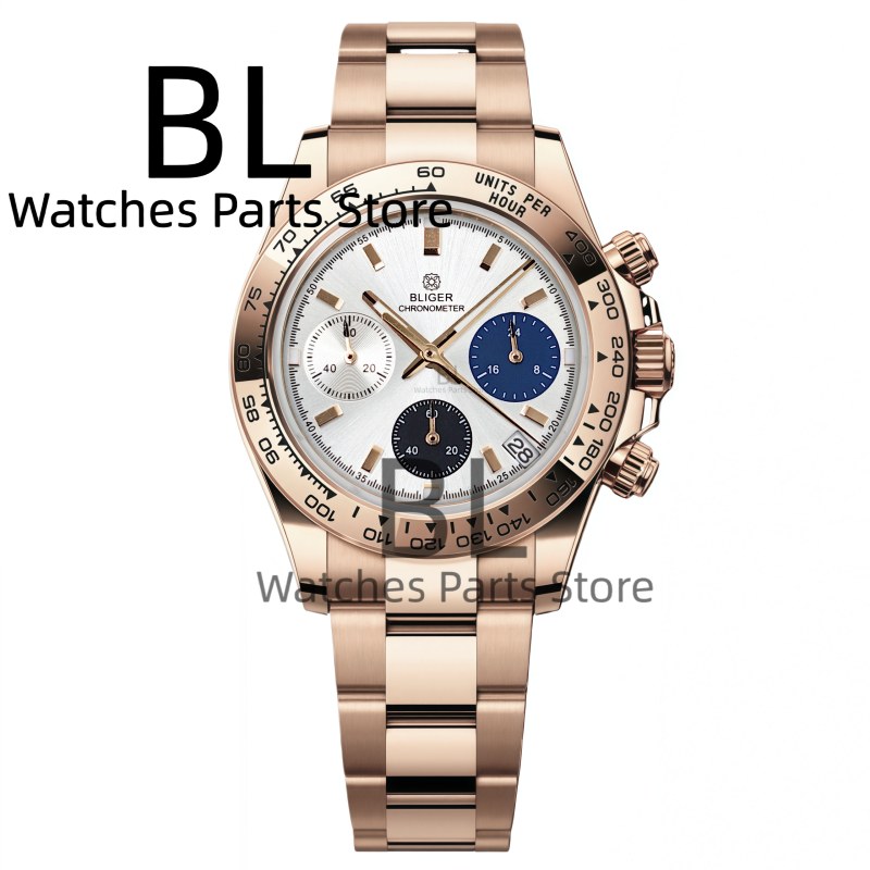BLIGER Two Tone Silver Rose Me - Luxury Watch German recension och pris