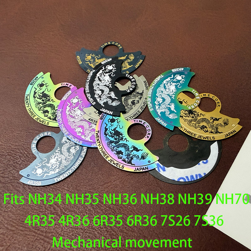 NH35 NH36 Chinese Dragon Autom - Exhibition Caseback recension och pris