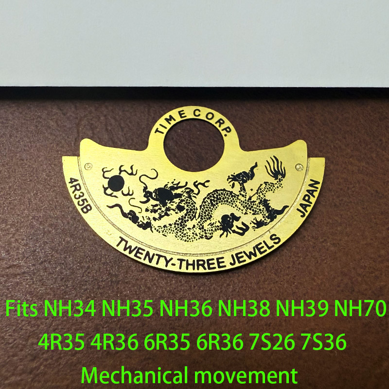 NH35 NH36 Chinese Dragon Autom - Exhibition Caseback recension och pris