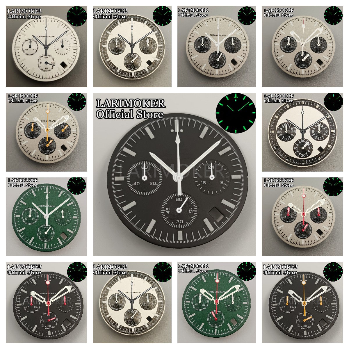 VK63LARIMOKER 31.5mm green gre - Luxury Watch With Green Dial recension och pris