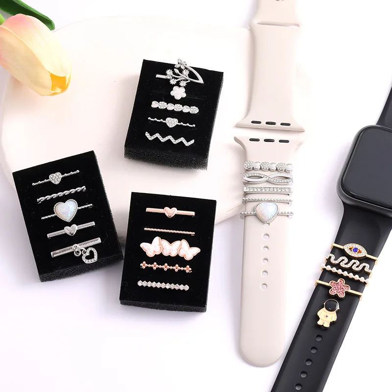 Fashion Strap Decorative Ring  - Luxury Watch Apple Bands recension och pris