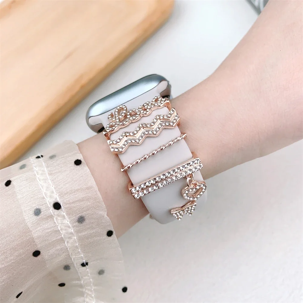 Fashion Strap Decorative Ring  - Luxury Watch Apple Bands recension och pris