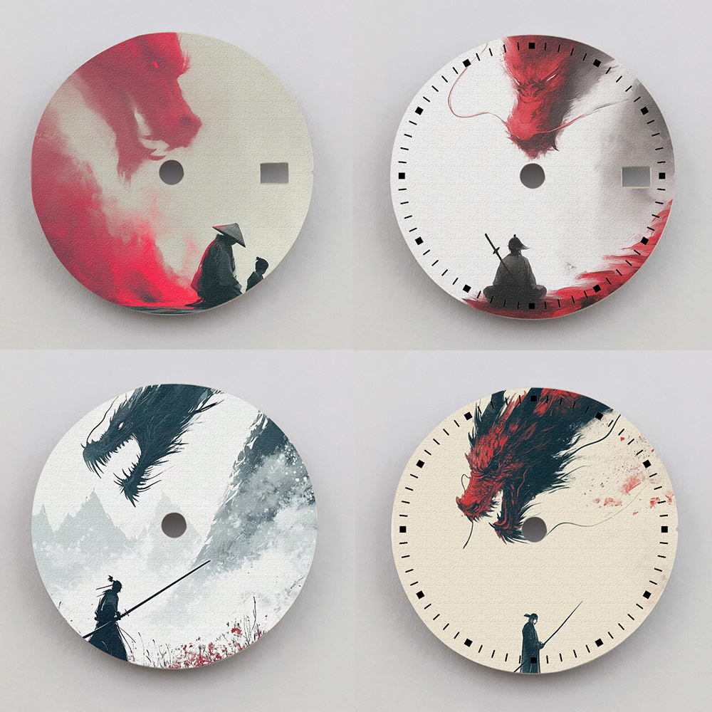 28.5mm Watch Dial Custom Patte - Exhibition Caseback recension och pris