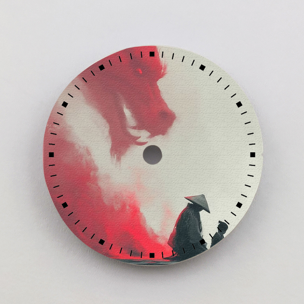 28.5mm Watch Dial Custom Patte - Exhibition Caseback recension och pris
